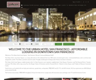 Theurbansf.com(The Urban San Francisco Hotel) Screenshot