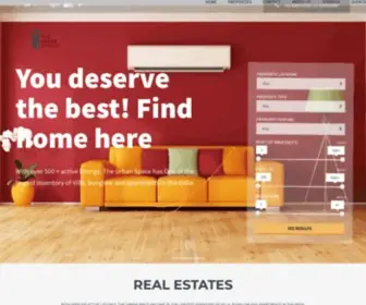 Theurbanspaces.co.in(The Urban Spaces) Screenshot