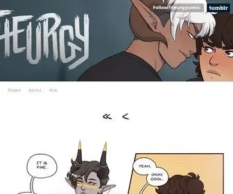 Theurgycomic.com(Theurgy) Screenshot