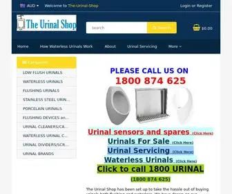 Theurinalshop.com.au(The Urinal Shop Australia) Screenshot