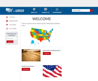Theus50.com(The US50) Screenshot