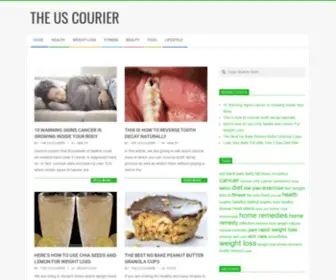 Theuscourier.org(The Us Courier) Screenshot