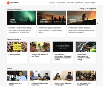 Theuserhub.com(Leading UX in Bangladesh) Screenshot