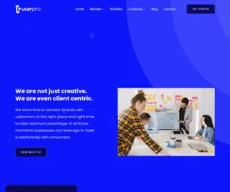 Theuserpro.com(Multipurpose HTML template for Saas) Screenshot