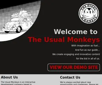 Theusualmonkeys.com(The Usual Monkeys) Screenshot