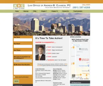 Theutahbankruptcylawyer.com(Bankruptcy Attorney in Utah) Screenshot