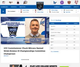 Theuvc.org(United Volleyball Conference) Screenshot
