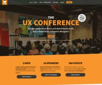 Theuxconf.com(The UX Conference) Screenshot