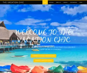 Thevacationchic.com(The Vacation Chic) Screenshot