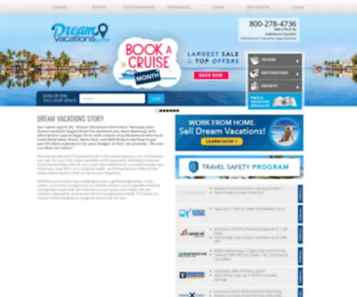 Thevacationstore.com(CruiseOne) Screenshot