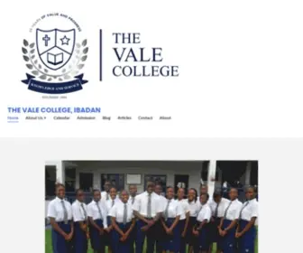 Thevalecollege.com(The Vale College) Screenshot