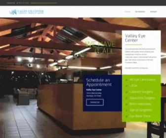 Thevalleyeyecenter.com(The premier full service eye care center) Screenshot