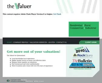 Thevaluer.com.au(\\\/// The Valuer Rockhampton Central Queensland \\\///) Screenshot