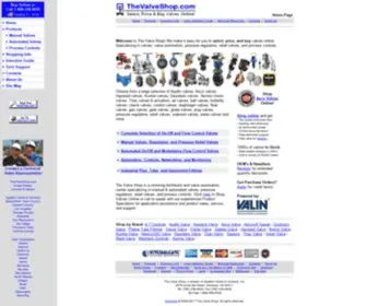 Thevalveshop.com(The Valve Shop) Screenshot