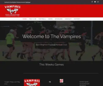 Thevampires.org(East Brighton Football Netball Club) Screenshot