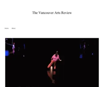 Thevancouverartsreview.com(The Vancouver Arts Review) Screenshot