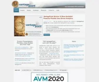 Thevantagepoint.com(Text Analytics Software from Search Technology) Screenshot