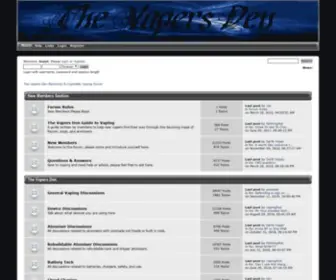 Thevapersden.com(The Vapers Den Electronic E) Screenshot