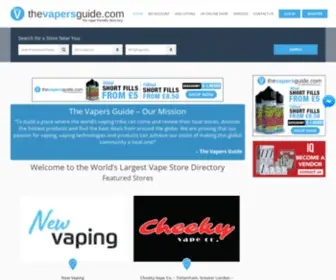 Thevapersguide.com(Vape Directory) Screenshot