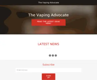 Thevapingadvocate.com(TheVapingAdvocate) Screenshot