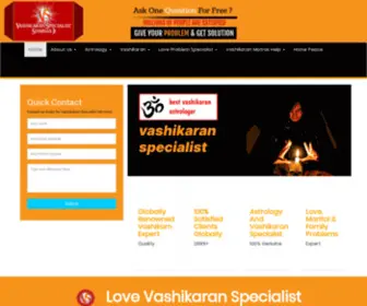 Thevashikaranspecialist.com(Sharma Ji) Screenshot