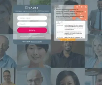 Thevault.exchange(Investor alerts for emerging markets) Screenshot