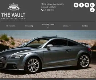 Thevaultac.com(The Vault Automotive Collection) Screenshot