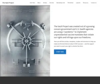 Thevaultproject.org(The Vault Project) Screenshot