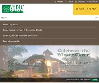ThevedicVillage.com(Vedic Village Spa Resort) Screenshot
