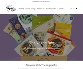 Theveganbox.com(Create an Ecommerce Website and Sell Online) Screenshot