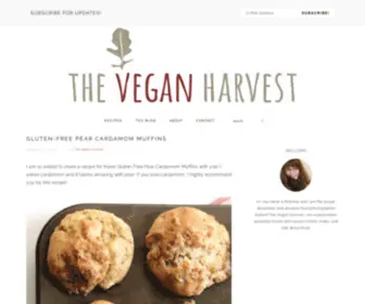 Theveganharvest.com(The Vegan Harvest) Screenshot