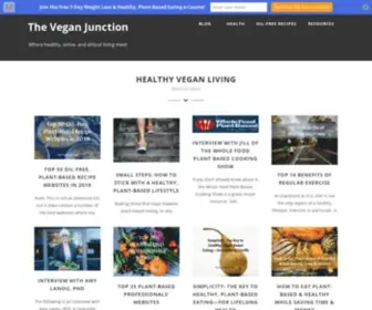 Theveganjunction.com(The Vegan Junction) Screenshot