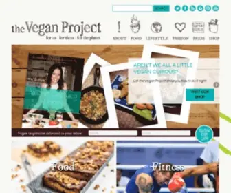 Theveganproject.ca(The Vegan Project) Screenshot