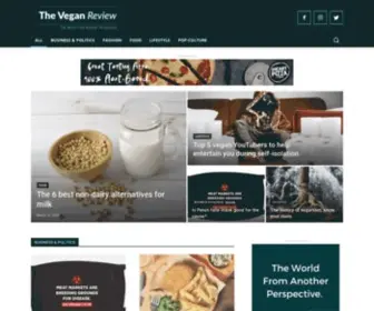 Theveganreview.com(The Vegan Review) Screenshot