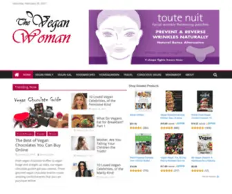 Theveganwoman.com(The Vegan Woman) Screenshot