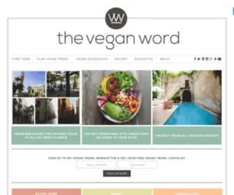 Theveganword.com(The Vegan Word) Screenshot
