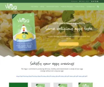 Thevegg.com(Vegg The Tastiest Vegan Egg Substitute) Screenshot