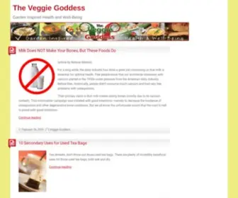 Theveggiegoddess.com(Theveggiegoddess) Screenshot