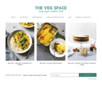 Thevegspace.co.uk(Vegetarian Blog) Screenshot