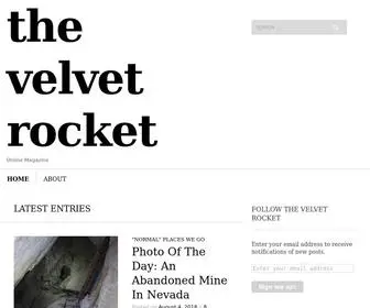 Thevelvetrocket.com(The Velvet Rocket) Screenshot
