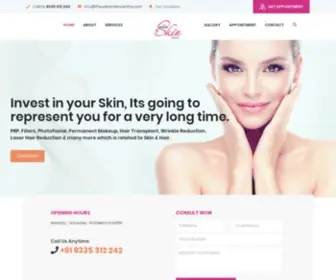 Thevelvetskincentre.com(Best Dermatologist in Lucknow) Screenshot