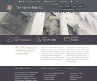 Theventressfirm.com(The Ventress Firm) Screenshot