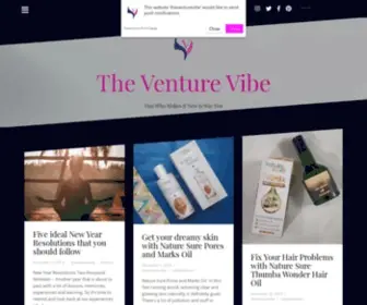 Theventurevibe.com(One Who Makes It New) Screenshot