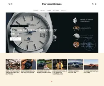 Theversatilegent.com(The Versatile Gent) Screenshot