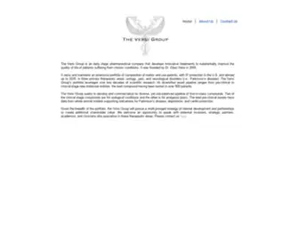 Theversigroup.com(Early stage pharma company) Screenshot