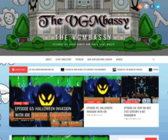 Thevgmbassy.com(Celebrating Video Games and Video Game Music) Screenshot