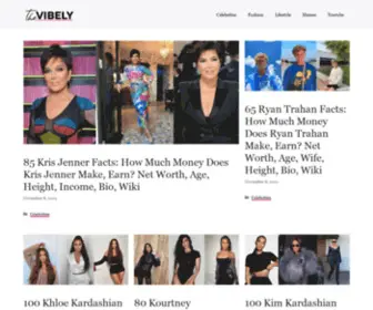 Thevibely.com(Celebrities, Lifestyle, Popculture, Videos) Screenshot