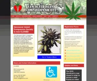 Thevics.com(Vancouver Island Compassion Society) Screenshot