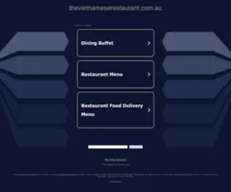 Thevietnameserestaurant.com.au(The Vietnamese Restaurant) Screenshot