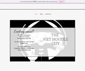 Thevietnoodleguy.ca(Mysite) Screenshot